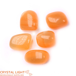 Tumble Lots: Orange Calcite Tumble Lot
