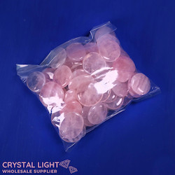 Rose Quartz Flatstone /1kg Bag