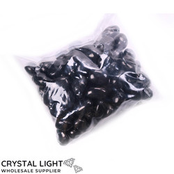 Bulk Polished, Tumbles & Flatstones: Shungite Tumble /1kg Bag