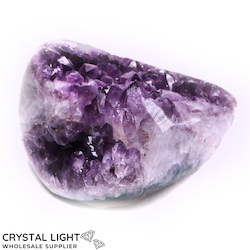 Single Druse Pieces: Amethyst Polished Druse