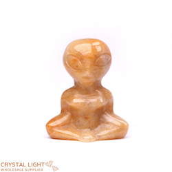 Orange Aventurine Alien