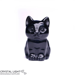 Animals: Black Obsidian Cat