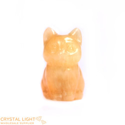 Animals: Orange Calcite Cat