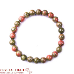 Unakite Bracelet 8mm