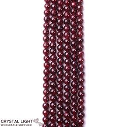 4mm Bead: Garnet Beads 4mm
