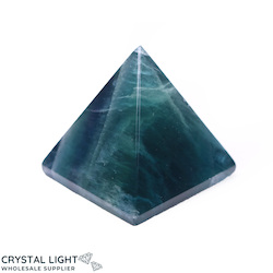 Pyramids: Rainbow Fluorite Pyramid