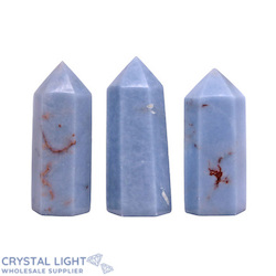 Polished Points By Quantity: Angelite Point