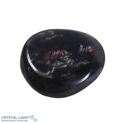 Soapstones & Palmstones Single Listings: Labradorite Dark Palmstone