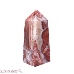 Crazy Lace Agate Polished Point