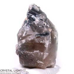 Smokey Citrine with Tourmaline