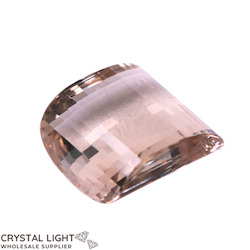 Cut Gemstones: Smokey Quartz Rounded Square Gemstone