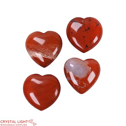 Red Jasper Heart Lot