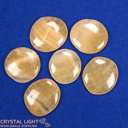 Orange Calcite Flatstone Lot