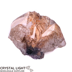 Individual Natural Points: Skeletal Quartz with Amethyst