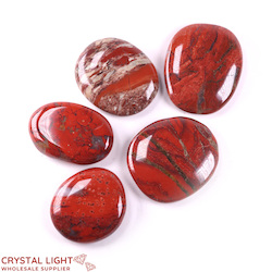 Flatstone Individuals and Lots: Poppy Jasper Flatstone Lot