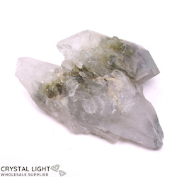 Clusters: Quartz Point Cluster with Tourmaline