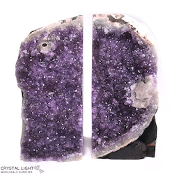 Bookends: Amethyst Bookends