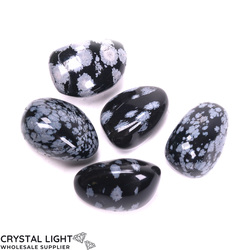 Snowflake Obsidian Large Tumble Lot
