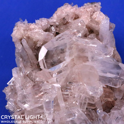 Sacred Rose Faden Quartz Cluster