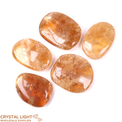 Honey Calcite Flatstone Lot