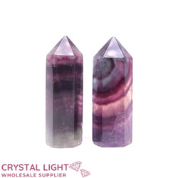 Rainbow Fluorite Point Lot