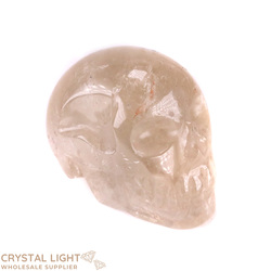 Natural Citrine Skull