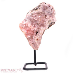 Display Pieces on Stand: Pink Amethyst on Stand