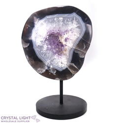 Amethyst Polished Druse on Stand