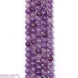 4mm Bead: Lepidolite Beads 4mm