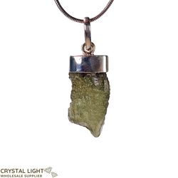 Sterling Silver Pendants: Moldavite Pendant