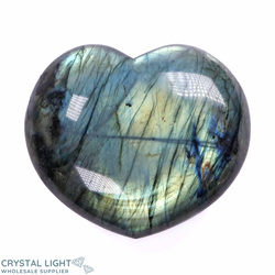 Labradorite Heart Large