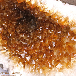 Single Druse Pieces: Citrine Geode