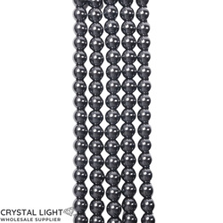 Hematite Beads: Hematite Beads 6mm (Non Magnetic) 