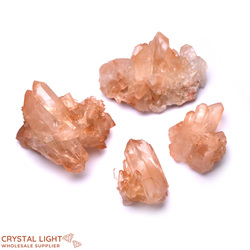 Cluster Lots: Tangerine Quartz Cluster Lot