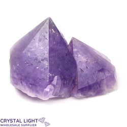 Natural Points: Bolivian Amethyst Twin Point