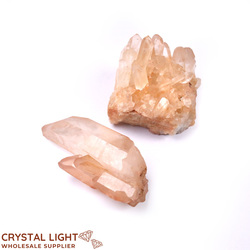Cluster Lots: Tangerine Quartz Cluster Lot