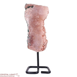 Display Pieces on Stand: Pink Amethyst on Stand