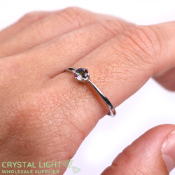 Sterling Silver Rings: Mystic Quartz Ring