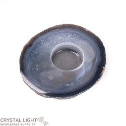 Agate Flat Candle Holder