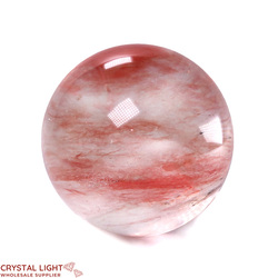 Spheres: Strawberry Obsidian Sphere /99mm