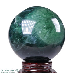 Spheres: Large Rainbow Fluorite Sphere /155mm