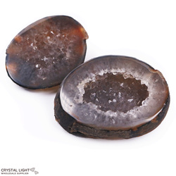 Crystal Pots: Agate/Quartz Pot With Lid