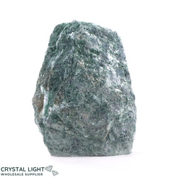 Rough Cut Bases: Fuchsite Rough Cut Base