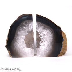 Bookends: Agate Bookends (Natural)