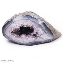 Amethyst Semi Polished Geode