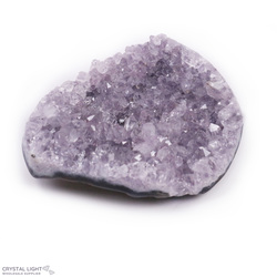 Single Druse Pieces: Amethyst Semi Polished Druse