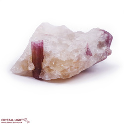 Pink Tourmaline Quartz Specimen
