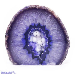 Purple Agate Cut Base Large