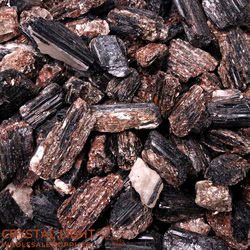 Other Bulk: Black Tourmaline Rough with Mica /250g