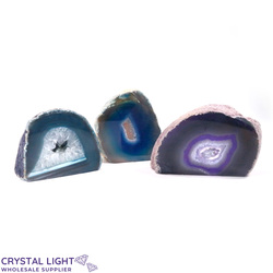 Mixed Agate Cut Base&nbsp;Geode&nbsp;Lot